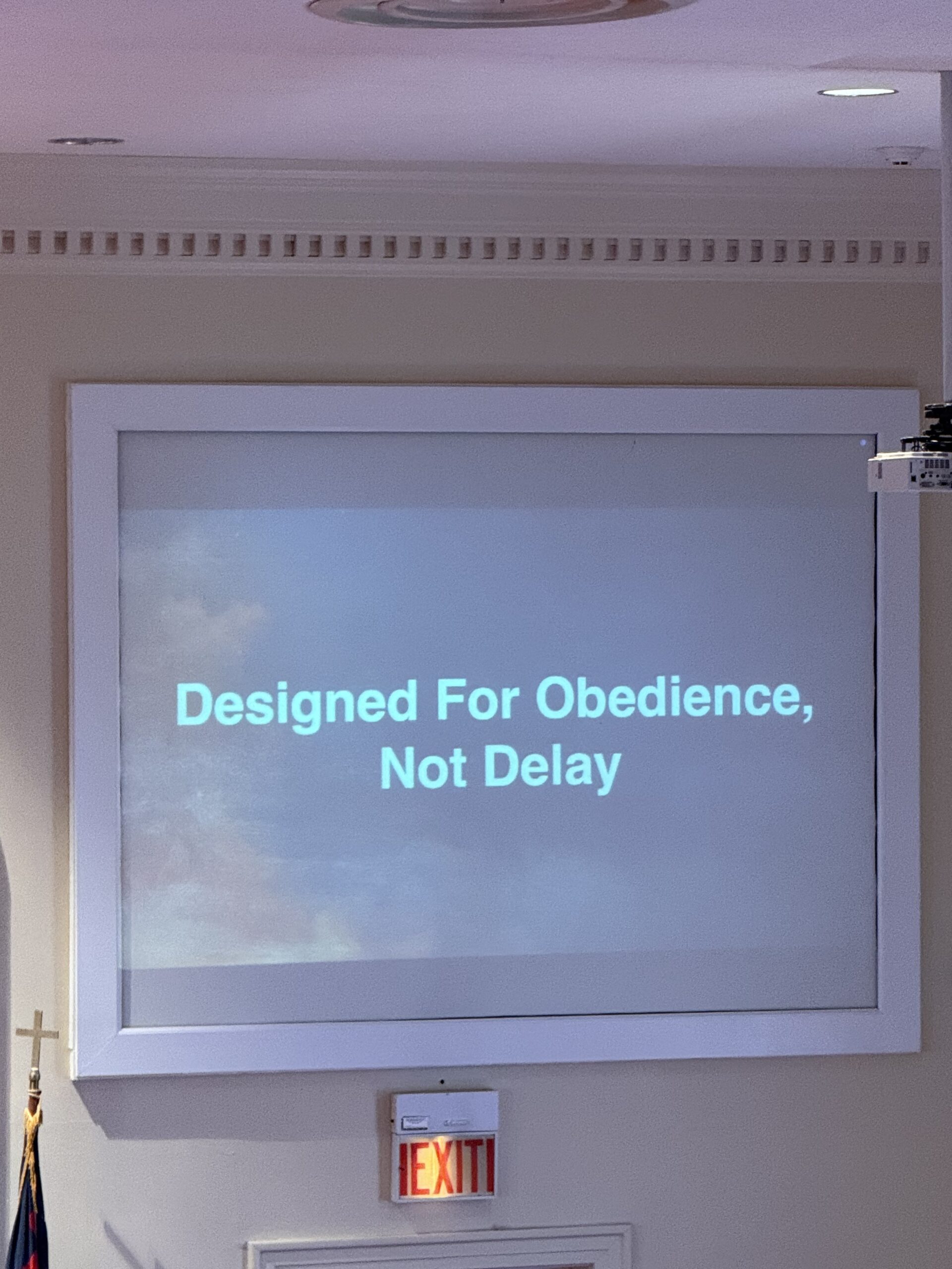 Designed for Obedience, Not Delay